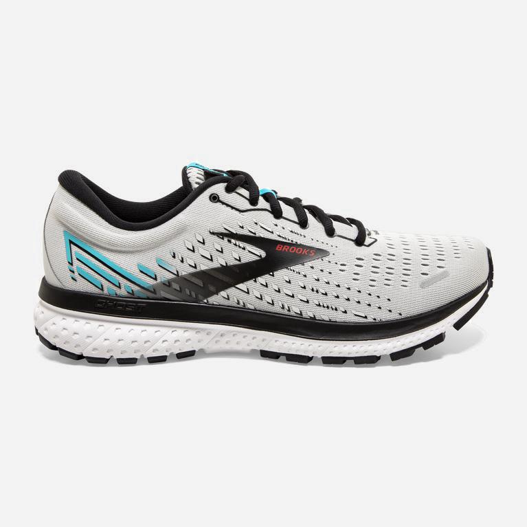 Tenis Brooks Ghost 13 - Zapatillas Para Correr En Asfalto Hombre - Gris / Negras (CWPT-05973)